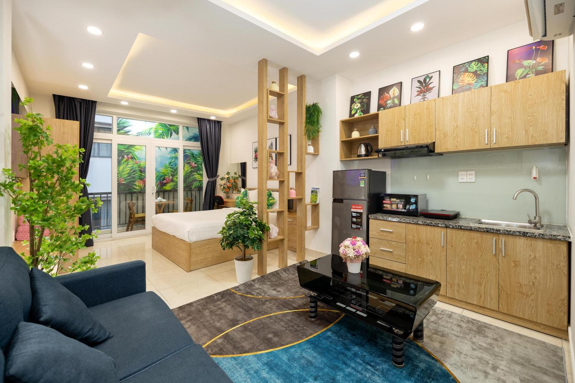 Ruby Studio Apartment โฮจิมินห์ซิตี้ ภายนอก รูปภาพ